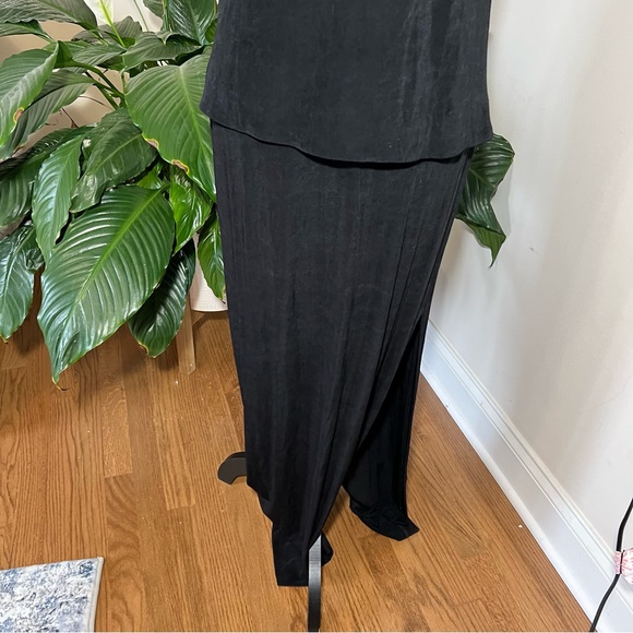 EN FRANCAIS by Huey Waltzer Black Gown Sz 10 - Picture 7 of 11